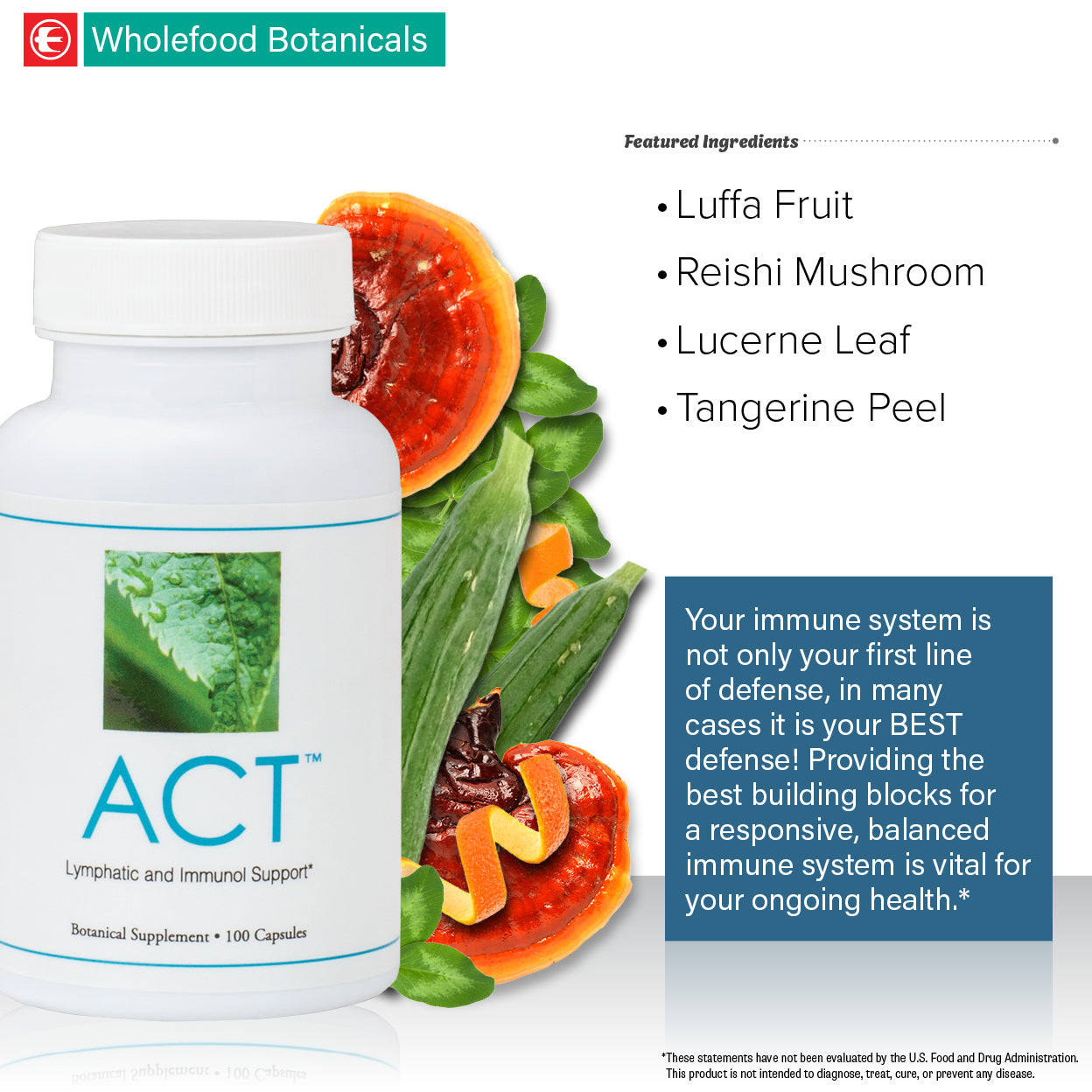 ACT Lymphatic and Immunol Support Botanical Supplement